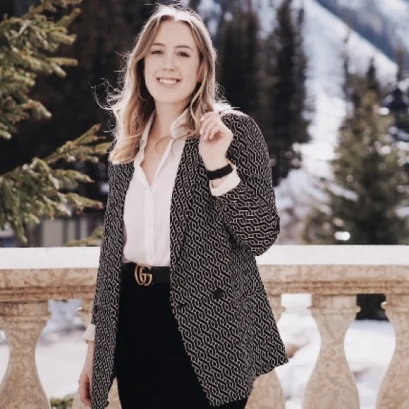 GP & J Baker H&M Collection Red Patterned Blazer - Picture 6 of 16